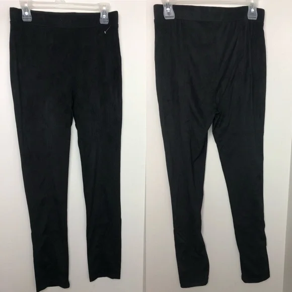Jack By BB Dakota Black Break on Through Faux Suede Skinny Legging Size M - Picture 2 of 6